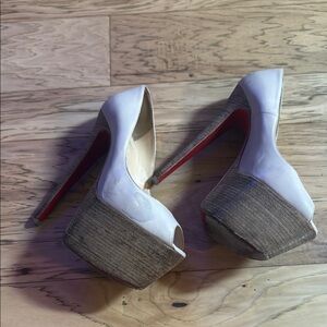 Christian Louboutin Nude Stiletto Heels